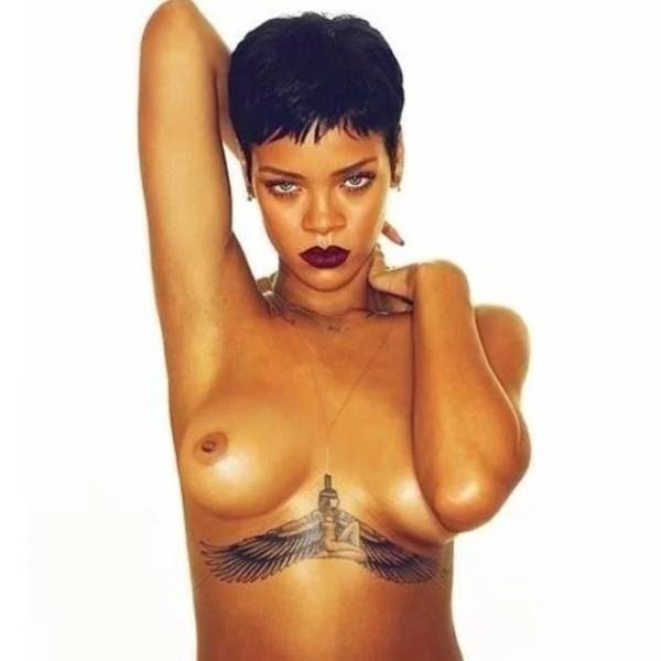Rihanna Nude Topless Photoshoot Photos  on myfans.pics