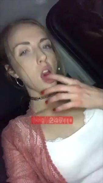 Karla Kush car blowjob & pussy play snapchat premium xxx porn videos on myfans.pics