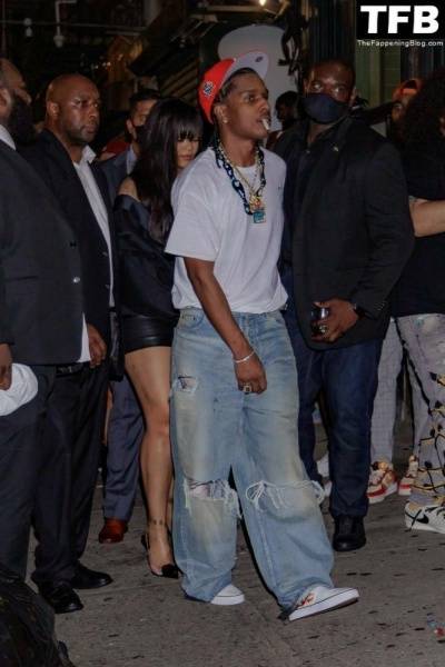 Rihanna & ASAP Rocky Have a Wild Night Out For the Launch in New York - New York on myfans.pics