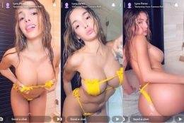 Lyna Perez Sexy Yellow Bikini Strip Tease Video  on myfans.pics