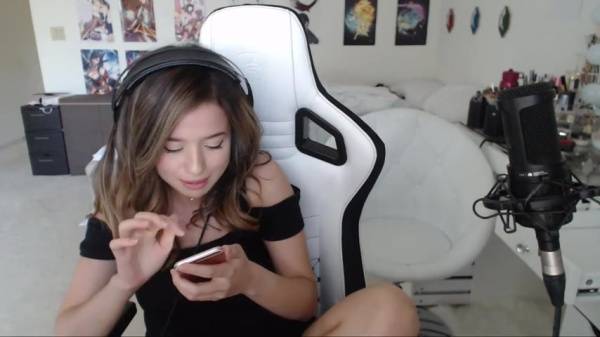 Pokimane her reaction to getting a dick pic xxx premium porn videos on myfans.pics