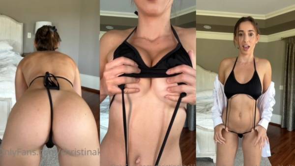 Christina Khalil Titty Squeeze Video  on myfans.pics