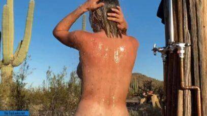 Sara Jean Underwood Outdoor Shower Onlyfans Video  nude on myfans.pics