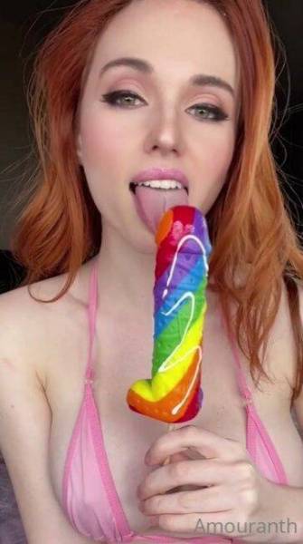 Amouranth Dildo Blowjob Onlyfans Video Leaked on myfans.pics
