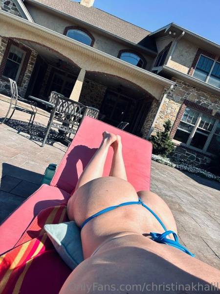 Christina Khalil Nude Bikini Sun Tanning Onlyfans Set Leaked on myfans.pics