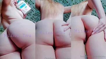Miinu Inu Ass Lotion Massage Tease Video on myfans.pics
