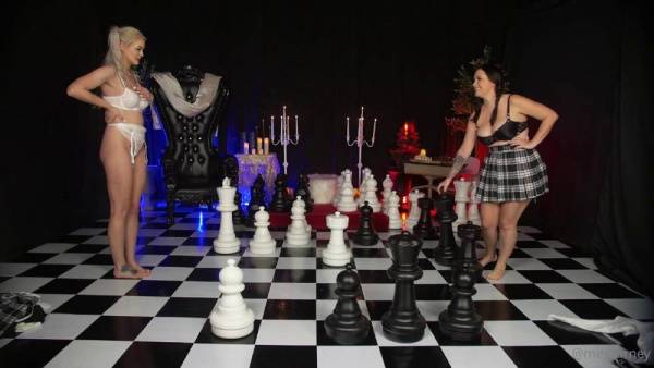 Meg Turney Danielle DeNicola Chess Strip Onlyfans Video Leaked on myfans.pics