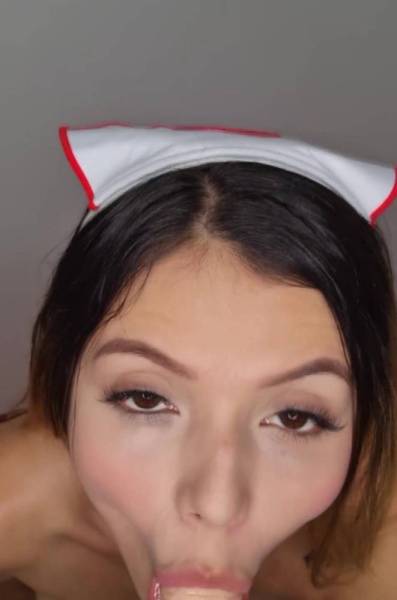 This naughty nurse gives you a special treatment! It was so sloppy with your big dick on myfans.pics