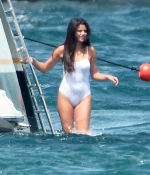 Selena Gomez See-Through One-Piece Set  - Usa on myfans.pics