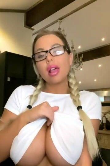 Hot secretary with huge tits gives you Swedish JOI - Sweden on myfans.pics
