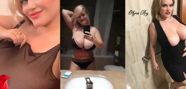 Olyria Roy Showing Huge Tits OnlyFans Insta Leaked Videos on myfans.pics